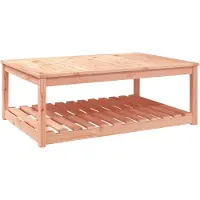 vidaXL Trädgårdsbord 121x82,5x45 cm massivt douglasträ