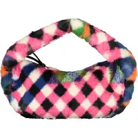 Desigual Fluffig Väska Flerfärgad Rutigt