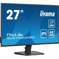 Iiyama ProLite XU2792UHSU-B6 LED-skärm EEK F (A - G) 68.6 cm (27 tum) 3840 x 2160 pixel 16:9 4 ms HDMI, DisplayPort, Hörlurar (3.5 mm), USB 3.2 Gen 1, USB-C