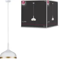 Paulmann Neordic Embla 79628 Pendellampa LED E27 20 W Matt vit, Guld