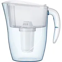 AQUAPHOR Smile, Vattenfilter kanna, Transparent, Vit