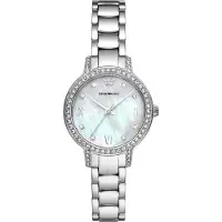 Emporio Armani Analog klocka silver / pärlvit