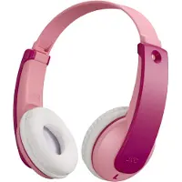 JVC TINYPHONES HA-KD10W - Hörlurar med mikrofon - på örat - Bluetooth - trådlös - rosa