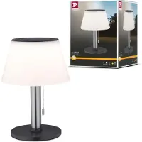 Paulmann 94309 4000870943090 Solcells-bordslampa 0.8 W Varmvit Rostfritt stål