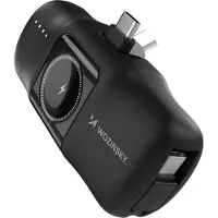 Wozinsky Mini powerbank 5000mAh 15W USB-C och laddare för Apple Watch svart