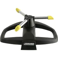 Kärcher RS 130/3, Roterande vattenspridare, 133 m², 4 Bar, Svart, Metallisk, Gul
