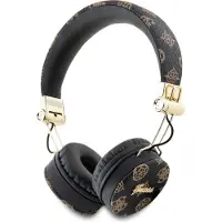 GUESS Bluetooth ENC GUBH70EPOSMK on-ear hörlurar svart/svart Peony Script Rund form