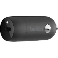 Belkin Components Belkin BoostCharge - Strömadapter för bil - 30 Watt - 3 A - Fast Charge, Strömmatning 3.1 (USB-C) - svart