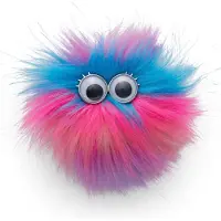 Ergobag Kardborreband - Fluffig - Rosa/Blå - - One Size - Klistermärken