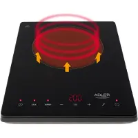Adler Ad 6513 Bärbar Elektrisk Kokplatta 2000w