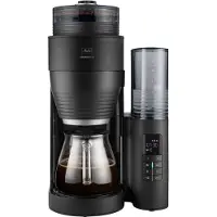 Melitta AromaFresh X, Droppande kaffebryggare, 1,25 l, Kaffebönor, Inbyggd kvarn, 1080 W, Svart