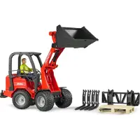 BRUDER Schäffer Compact loader 2630 with figure and accessories toy