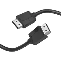 Hama DisplayPort Anslutningskabel DisplayPort-kontakt, DisplayPort-kontakt 1.50 m Svart 00200696 4K UHD DisplayPort-kabel