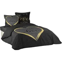 Douceur D`Interieur POSCIEL DOUCEUR - CRAZY LOVE CZARNA 200x200