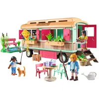 Playmobil Bygg Ett Mysigt Café I En Husvagn