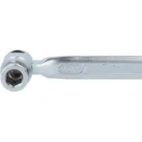 Ks Tools 517.0314 5170314 Dubbel-länknyckel Output Inner-sexkantig, Ytter-fyrkantig 208 mm 1 st