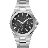 GUESS Analog klocka svart / silver