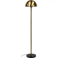 Dyberg Larsen Golvlampa , Menton, Guld / mässing, Vardagsrum, Mässing, Skandinavisk