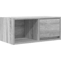 vidaXL TV-bänk grå sonoma 60x31x25,5 cm konstruerat trä
