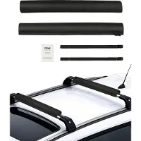 Vevor mjuka takräckesbelägg, 28" universella biltakräckesbelägg för olika tvärstänger, 88lbs lastkapacitet bagagehållare kajakhållare med 2 surrband för SUPs kanoter snowboards paddelbrädor