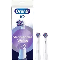 Oral-B Io Radiant White Twin Pack Byte Av Elektrisk Tandborste