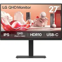 LG 27BA75QB-B LED-skärm EEK E (A - G) 68.6 cm (27 tum) 2560 x 1440 pixel 16:9 5 ms DisplayPort