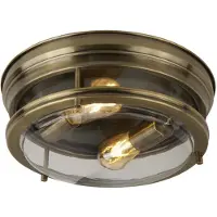 Searchlight Taklampa Edinburgh, dimbar, Brun / mässing, Vardagsrum / matsal, Metall, Taklampa