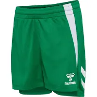 Hummel Träningsshorts hmlLEAD 2.0 - Grön/Vit Barn, storlek 140 cm