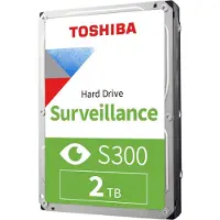 Toshiba S300 Surveillance - Hårddisk - 2 TB - inbyggd - 3.5 - SATA 6Gb/s - 5400 rpm - buffert: 128 MB