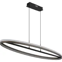 Globo Lighting Pendellampa Della, Aluminium / grå / zink, Vardagsrum / matsal, Aluminium / grå / zink, Modern