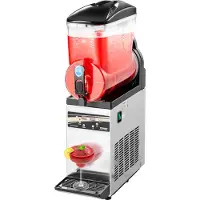 Vevor Kommersiell Frysdryckesmaskin, 15L Slushmaskin med en tank, 60 koppar rostfritt stål Margarita Smoothiemaskin för Frysdryck, Slushmaskin för hemmafester, Restauranger, Caféer, Barer