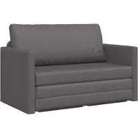 vidaXL Soffsäng Grå 124 x 71 x 78 cm Sammet