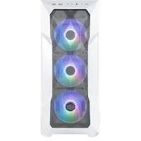 Cooler Master MasterBox TD500 Mesh V2 - Mid tower - SSI CEB - genomskinlig sidopanel (härdat glas) - ingen strömförsörjning (ATX) - vit - USB/ljud
