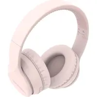 GoGen Hörlurar med mikrofon HBTM45B rosa