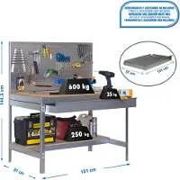 Simon Rack Simonwork (bancos De Trabajo) Bt2 Box Arbetsbänk 1445x1510x610 Mm