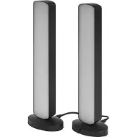 Osram SMART+ WiFi bordslampa MOOD LIGHT, svart RGB CCT 2-pack dimbar, Svart, Vardagsrum / matsal, Syntetmaterial, Modern