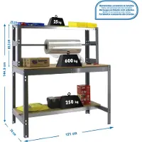 Simonwork (bancos De Trabajo) Bt4 Arbetsbänk 1445x1210x760 Mm