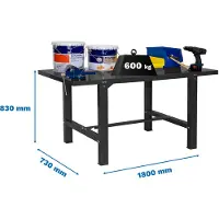 Simon Rack Simonwork (bancos De Trabajo) Bt6 Arbetsbänk 830x1800x730 Mm