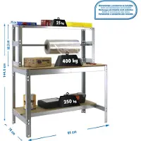 Simonwork (bancos De Trabajo) Bt4 Arbetsbänk 1445x910x760 Mm