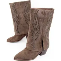 Montevita Bota De Tacón Para Mujer. Faldde2 100931 36 grön