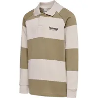 Hummel Loose Striped Pikétröja Med Lång ärm