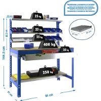 Simon Rack Simonwork (bancos De Trabajo) Bt1 Box Arbetsbänk 1445x910x610 Mm