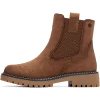 Refresh för kvinnor. 17302701-TAUPE Ankelstövlar 173027 brun (37), Karta, 1 till 3 cm, Zip, Casual