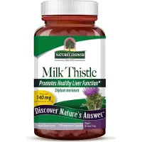 Natures Answer , Mariatistel, 140 mg, 120 vegetabiliska kapslar