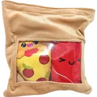 Joy toy Yummis Together Pizza Och Cola-nalle I Take Away-påse 21 Cm 2 Enheter