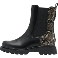 Tamaris Chelsea boots beige / svart