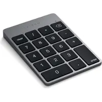Satechi Slim Wireless Keypad Space Gray Numeriskt tangentbord Sladdlös Grå