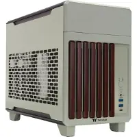Thermaltake CA-11A-00SENN-WS Mini-Tower Datorchassi Grön (Matcha) Lämplig för AIO vattenkylning