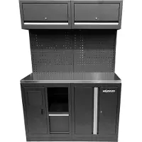 Ks Tools 866.6040 Verkstad-skåpsystem (B x H x D) 1360 x 1890 x 500 mm Svart