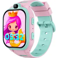 Forever Smartwatch Kids Boost GPS WiFi 4G KW-530 / rosa smartklocka för barn / barnklocka